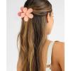 imageDEEKA Bachelorette Party Favors Bridesmaid Proposal Gifts 8 Pack Flower Hair Claw Clips with Floral Card Large Hair Clips Bridal Party Gift for Bridesmaids Last Toast On The CoastWhitePeach CoralLight PinkHot Pink