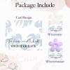 imageDEEKA Bachelorette Party Favors Bridesmaid Proposal Gifts 8 Pack Flower Hair Claw Clips with Floral Card Large Hair Clips Bridal Party Gift for Bridesmaids Last Toast On The CoastWhitePurple