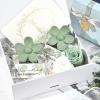 imageDEEKA Bachelorette Party Favors Bridesmaid Proposal Gifts 8 Pack Flower Hair Claw Clips with Floral Card Large Hair Clips Bridal Party Gift for Bridesmaids Last Toast On The CoastSage Green