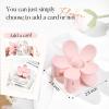 imageDEEKA Bachelorette Party Favors Bridesmaid Proposal Gifts 8 Pack Flower Hair Claw Clips with Floral Card Large Hair Clips Bridal Party Gift for Bridesmaids Last Toast On The CoastWhitePink