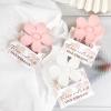 imageDEEKA Bachelorette Party Favors Bridesmaid Proposal Gifts 8 Pack Flower Hair Claw Clips with Floral Card Large Hair Clips Bridal Party Gift for Bridesmaids Last Toast On The CoastWhitePink