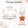 imageDEEKA Bachelorette Party Favors Bridesmaid Proposal Gifts 8 Pack Flower Hair Claw Clips with Floral Card Large Hair Clips Bridal Party Gift for Bridesmaids Last Toast On The CoastWhiteBurnt Orange