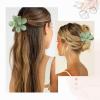 imageDEEKA Bachelorette Party Favors Bridesmaid Proposal Gifts 8 Pack Flower Hair Claw Clips with Floral Card Large Hair Clips Bridal Party Gift for Bridesmaids Last Toast On The CoastSage Green