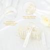 imageDEEKA Bridesmaid Proposal Gifts 8 Pack Pearl Bridesmaid Hair Claw Clips with Ribbon 3 Inch Hair Clips Bachelorette Party Favors Bridal Party Present Hair Accessories Half CircleRectangle