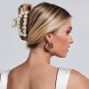 imageDEEKA Bridesmaid Proposal Gifts 8 Pack Pearl Bridesmaid Hair Claw Clips with Ribbon 3 Inch Hair Clips Bachelorette Party Favors Bridal Party Present Hair Accessories Half CircleHalf Circle Large