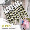 imageDEEKA Cheer Pin Me Ribbon for Backpack Glitter Cheerleader Keychain Bulk Cheer GiftsGold