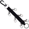 imageDEEKA Paracord Handmade Cheer Bows Holder for Cheerleading Teen Girls High School College SportsBlack