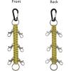 imageDEEKA Paracord Handmade Cheer Bows Holder for Cheerleading Teen Girls High School College SportsGlitter Gold