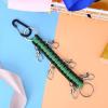 imageDEEKA Paracord Handmade Cheer Bows Holder for Cheerleading Teen Girls High School College SportsGreenBlack