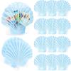 imageDEEKA Seashell Hangover Kit Bags Beach Bachelorette Party Favors Last Toast On The Coast Recovery Kit Resealable Pouch for Girls Trip Emergency SuppliesBlue