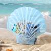 imageDEEKA Seashell Hangover Kit Bags Beach Bachelorette Party Favors Last Toast On The Coast Recovery Kit Resealable Pouch for Girls Trip Emergency SuppliesBlue