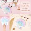 imageDEEKA Seashell Hangover Kit Bags Beach Bachelorette Party Favors Last Toast On The Coast Recovery Kit Resealable Pouch for Girls Trip Emergency SuppliesIridescent Mermaid Shell