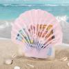imageDEEKA Seashell Hangover Kit Bags Beach Bachelorette Party Favors Last Toast On The Coast Recovery Kit Resealable Pouch for Girls Trip Emergency SuppliesPink