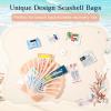 imageDEEKA Seashell Hangover Kit Bags Beach Bachelorette Party Favors Last Toast On The Coast Recovery Kit Resealable Pouch for Girls Trip Emergency SuppliesShell
