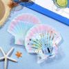 imageDEEKA Seashell Hangover Kit Bags Beach Bachelorette Party Favors Last Toast On The Coast Recovery Kit Resealable Pouch for Girls Trip Emergency SuppliesIridescent Mermaid Shell