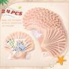 imageDEEKA Seashell Hangover Kit Bags Beach Bachelorette Party Favors Last Toast On The Coast Recovery Kit Resealable Pouch for Girls Trip Emergency SuppliesShell