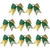 Glitter Gold/Green(Pack of 8)