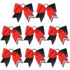 Glitter Black/Red(Pack of 8)