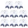 White/Royal Blue/Black(Pack of 8)