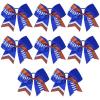 Royal Blue+ Glitter Red/White