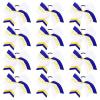 White/Royal Blue/Yellow