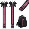 Black/Glitter Pink