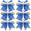 Glitter Royal Blue/Yellow/White