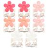 imageDEEKA Bachelorette Party Favors Bridesmaid Proposal Gifts 8 Pack Flower Hair Claw Clips with Floral Card Large Hair Clips Bridal Party Gift for Bridesmaids Last Toast On The CoastWhitePeach CoralLight PinkHot Pink