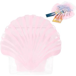 imageDEEKA Seashell Hangover Kit Bags Beach Bachelorette Party Favors Last Toast On The Coast Recovery Kit Resealable Pouch for Girls Trip Emergency SuppliesPink