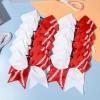 imageDEEKA 12 PCS Softball Cheer Bows with 2 Glitter Stitching Cheerleader Team Bows Elastic Band for Softball Sports Girls Neon YellowRed StitchingWhiteRedWhite Stitching