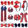 Navy Blue&Red