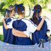 imageDEEKA 12PCS Collegiate Style Cheer Bows with Glitter Chevrons Tail Skinny College Cheerleader Ponytail Holder for Volleyball Softball Girls Hunter GreenBlackWhiteNavy BlueGlitter SilverWhite
