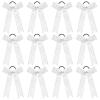 imageDEEKA 12 PCS Glitter Collegiate Style Cheer Bows Long Tail Skinny Shiny Cheer Bow Ponytail Holder Handmade Bows for Girls Teens Cheerleader Sports Light PinkWhite