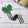 imageDEEKA Cheer Bow Holder with Mini Bow for Backpack Bags Teen Girls Glitter Cheerleading Keychain Cheer Stuff Gifts OrganizerBlackWhiteGlitter Green