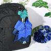 imageDEEKA Cheer Bow Holder with Mini Bow for Backpack Bags Teen Girls Glitter Cheerleading Keychain Cheer Stuff Gifts OrganizerBlackWhiteGlitter Teal