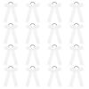 imageDEEKA 12 PCS Collegiate Style Cheer Bows Long Tail Skinny Ponytail Holder Handmade for Girls Teens Softball Cheerleader Sports RedWhite