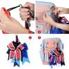 imageDEEKA Paracord Handmade Cheer Bows Holder for Cheerleading Teen Girls High School College SportsRedBlack