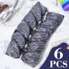 imageDEEKA 6 PCS Black Glitter Tailless Cheer Bows 5quot Rhinestones Competition Hair Bow Elastic Band for Cheerleading Cheerleaders Girls Glitter BlackGlitter Navy Blue