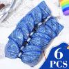 imageDEEKA 6 PCS Black Glitter Tailless Cheer Bows 5quot Rhinestones Competition Hair Bow Elastic Band for Cheerleading Cheerleaders Girls Glitter BlackGlitter Royal Blue