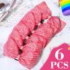 imageDEEKA 6 PCS Black Glitter Tailless Cheer Bows 5quot Rhinestones Competition Hair Bow Elastic Band for Cheerleading Cheerleaders Girls Glitter BlackGlitter Pink