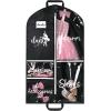 imageDEEKA Cheer Garment Bag for Hanging Clothes with Zipper Pockets Cheer Accessories Mom Essentials Uniform Costume 40 Inch Black Bags Stuff for Cheerleading Girls BlackWhiteCheer QuoteBlack WhiteDance