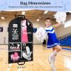 imageDEEKA Cheer Garment Bag for Hanging Clothes with Zipper Pockets Cheer Accessories Mom Essentials Uniform Costume 40 Inch Black Bags Stuff for Cheerleading Girls BlackWhiteCheer QuoteBlack WhiteCheer Quote