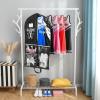 imageDEEKA Cheer Garment Bag for Hanging Clothes with Zipper Pockets Cheer Accessories Mom Essentials Uniform Costume 40 Inch Black Bags Stuff for Cheerleading Girls BlackWhiteCheer QuoteBlack WhiteCheer Star Logo