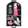 imageDEEKA Cheer Garment Bag for Hanging Clothes with Zipper Pockets Cheer Accessories Mom Essentials Uniform Costume 40 Inch Black Bags Stuff for Cheerleading Girls BlackWhiteCheer QuoteBlack WhiteCheer Quote