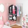 imageDEEKA Cheer Garment Bag for Hanging Clothes with Zipper Pockets Cheer Accessories Mom Essentials Uniform Costume 40 Inch Black Bags Stuff for Cheerleading Girls BlackWhiteCheer QuoteBlack WhiteCheer Quote