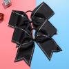 image:imageDEEKA 10 PCS 8 Rhinestones Large Cheer Hair Bows Glitter Cheer Ponytail Holder Handmade for Teen Girls Softball Cheerleader Sports Royal BlueBlackRhinestone Pack of 10
