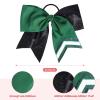 image:imageDEEKA 10 PCS 8 Rhinestones Large Cheer Hair Bows Glitter Cheer Ponytail Holder Handmade for Teen Girls Softball Cheerleader Sports Royal BlueGlitter BlackGreenPack of 8
