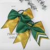 image:imageDEEKA 10 PCS 8 Rhinestones Large Cheer Hair Bows Glitter Cheer Ponytail Holder Handmade for Teen Girls Softball Cheerleader Sports Royal BlueGlitter GoldGreenPack of 8