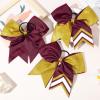 image:imageDEEKA 10 PCS 8 Rhinestones Large Cheer Hair Bows Glitter Cheer Ponytail Holder Handmade for Teen Girls Softball Cheerleader Sports Royal BlueGlitter GoldBurgundyPack of 8