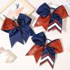image:imageDEEKA 10 PCS 8 Rhinestones Large Cheer Hair Bows Glitter Cheer Ponytail Holder Handmade for Teen Girls Softball Cheerleader Sports Royal BlueGlitter RedNavyPack of 8